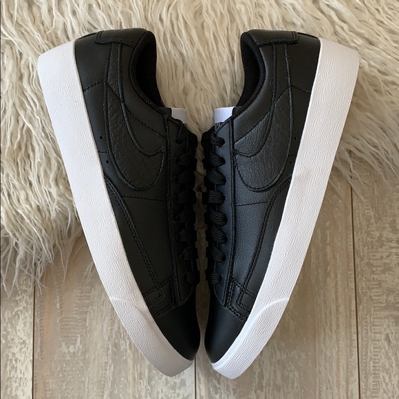 NWT Nike Blazer low leather black - Picture 6 of 9